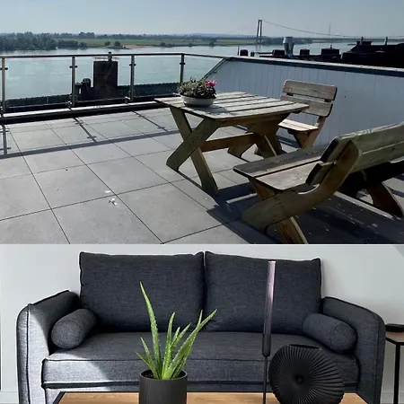 Panorama - Exklusives An Der Promenade Mit Dachterrasse & Rheinblick Emmerich
