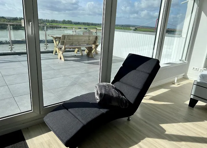 Panorama - Exklusives An Der Promenade Mit Dachterrasse & Rheinblick Emmerich